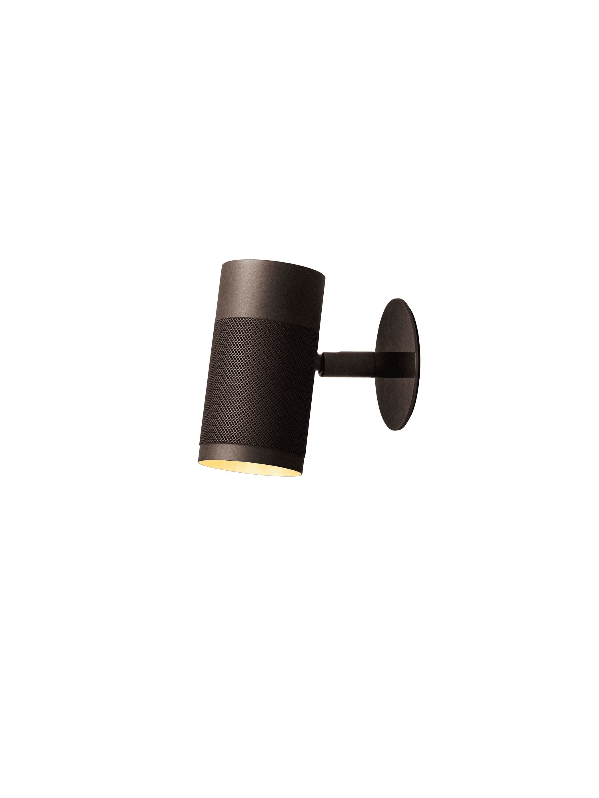 Patrone Recessed Small Wall Lamp, Browned Brass
