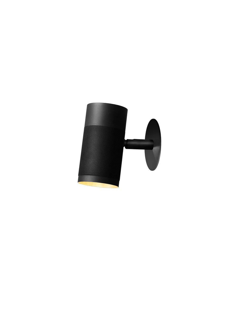 Patrone Recessed Small Wall Lamp, Black-browned Brass