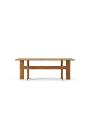 Mio Rectangular Table L200, Oiled Solid Oak, Oiled Oak