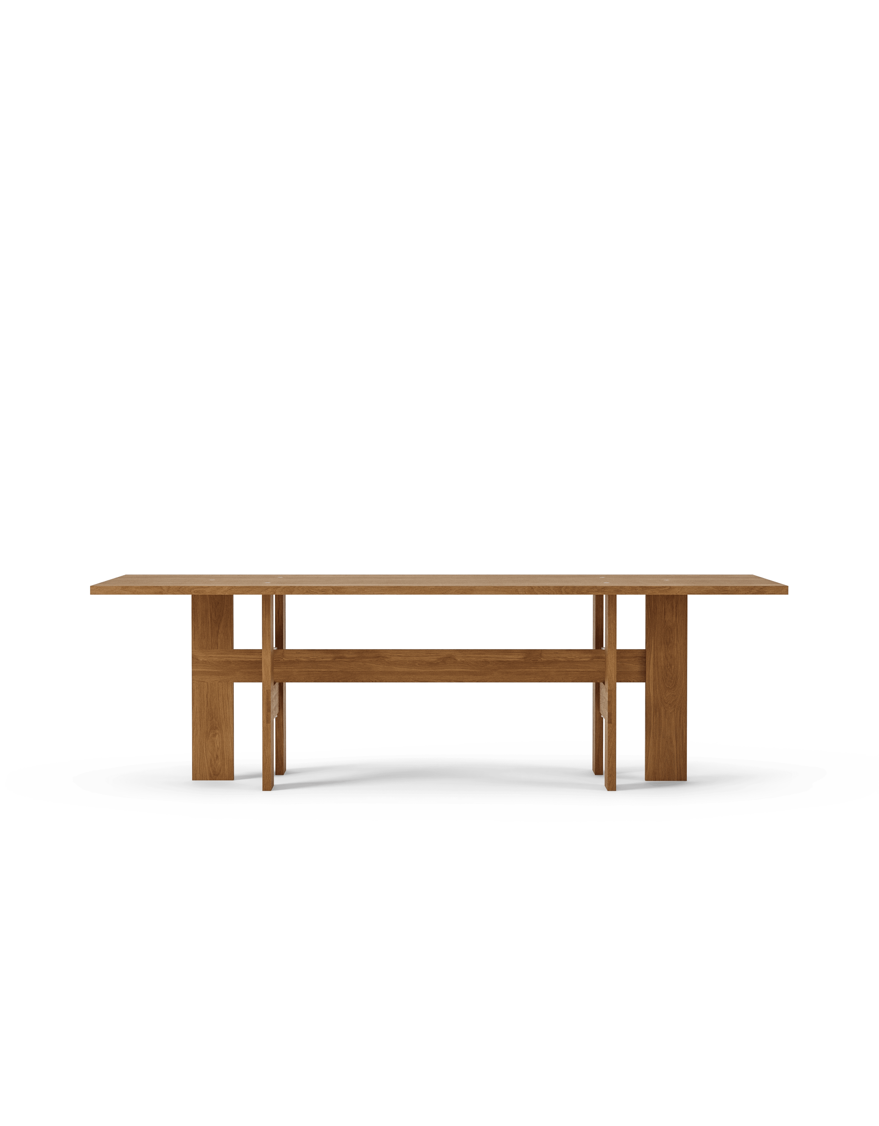 Mio Rectangular Table L240, Oiled Solid Oak, Oiled Oak