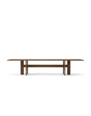 Mio Rectangular Table L350, Dark Stained Solid Oak, Stained Oak