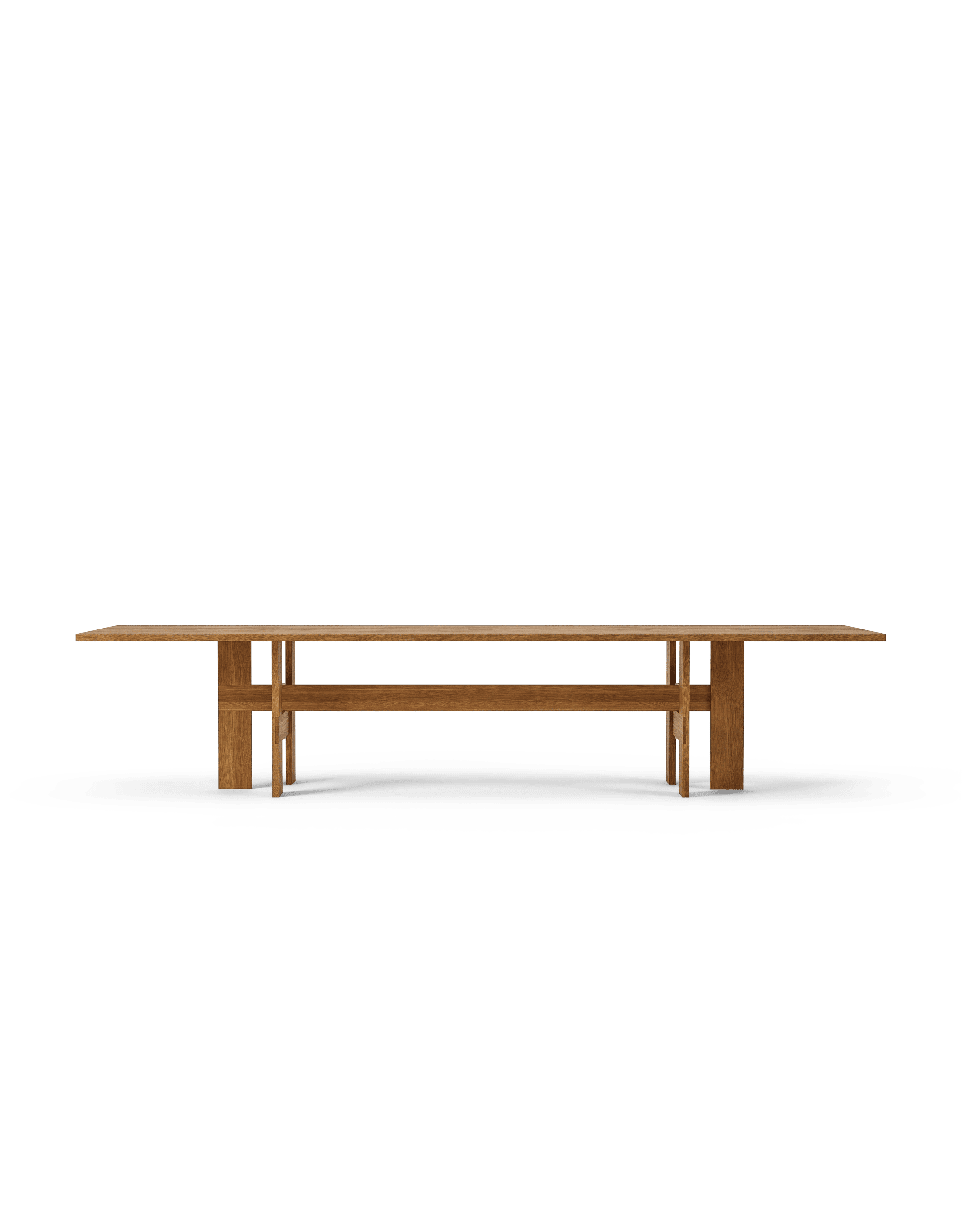 Mio Rectangular Table L350, Oiled Solid Oak, Oiled Oak