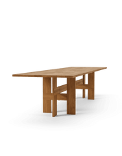 Mio Rectangular Table L350, Oiled Solid Oak, Oiled Oak