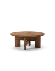 Mio Coffee Table Stained, Dark Stained Solid Oak, Stained Oak