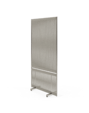 Anto Room Divider High Narrow, Steel/Fair Grey