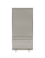 Anto Room Divider High Narrow, Steel/Fair Grey