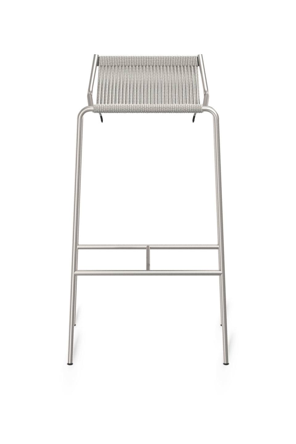 Noel Bar Chair H77, Steel/Fair Grey