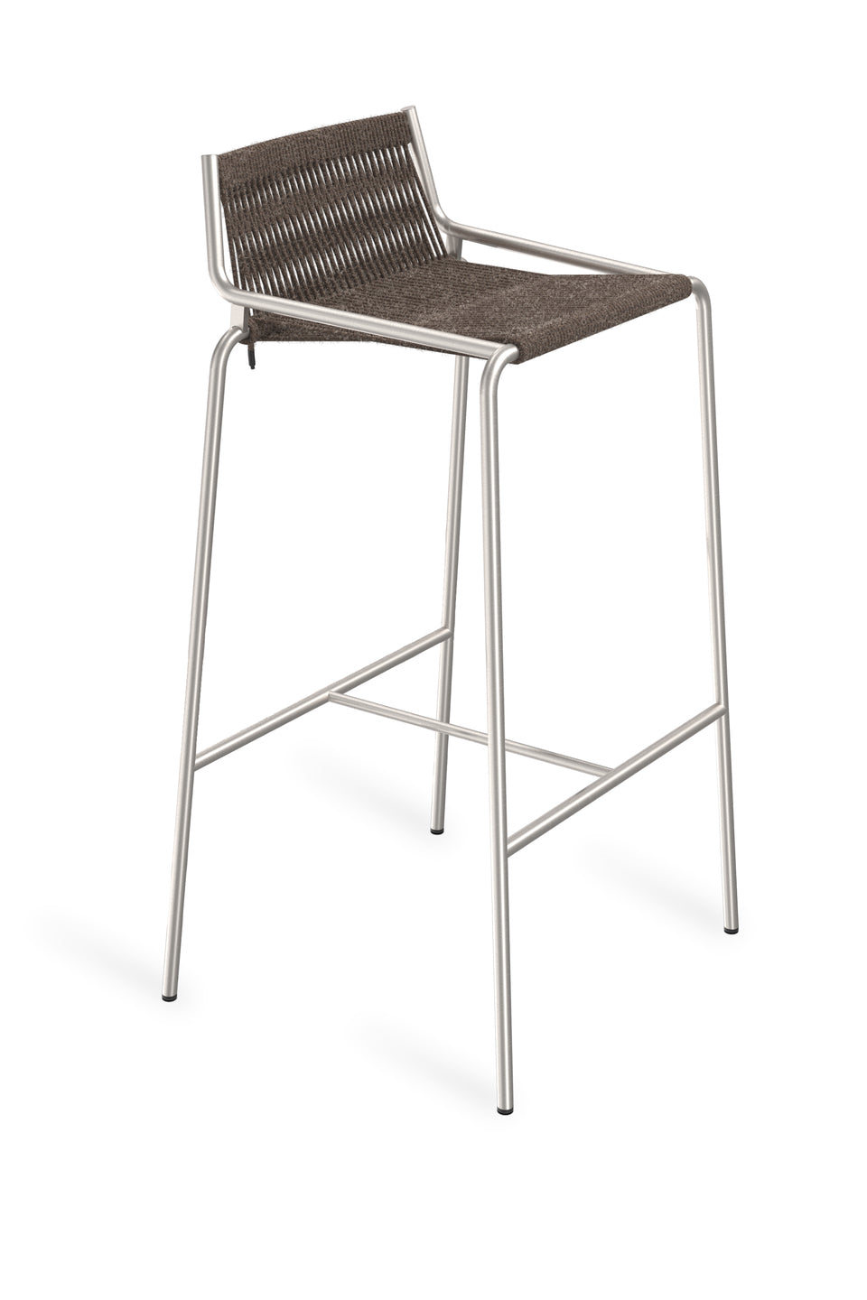 Noel Bar Chair H77, Steel/Dark Grey