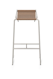 Noel Bar Chair H77, Steel/Brown