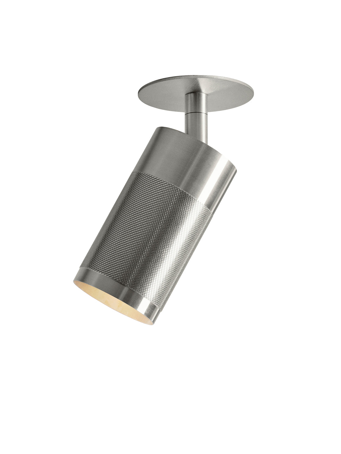 Patrone Recessed Ceiling Light (Clip fit), Nickel-plated Brass