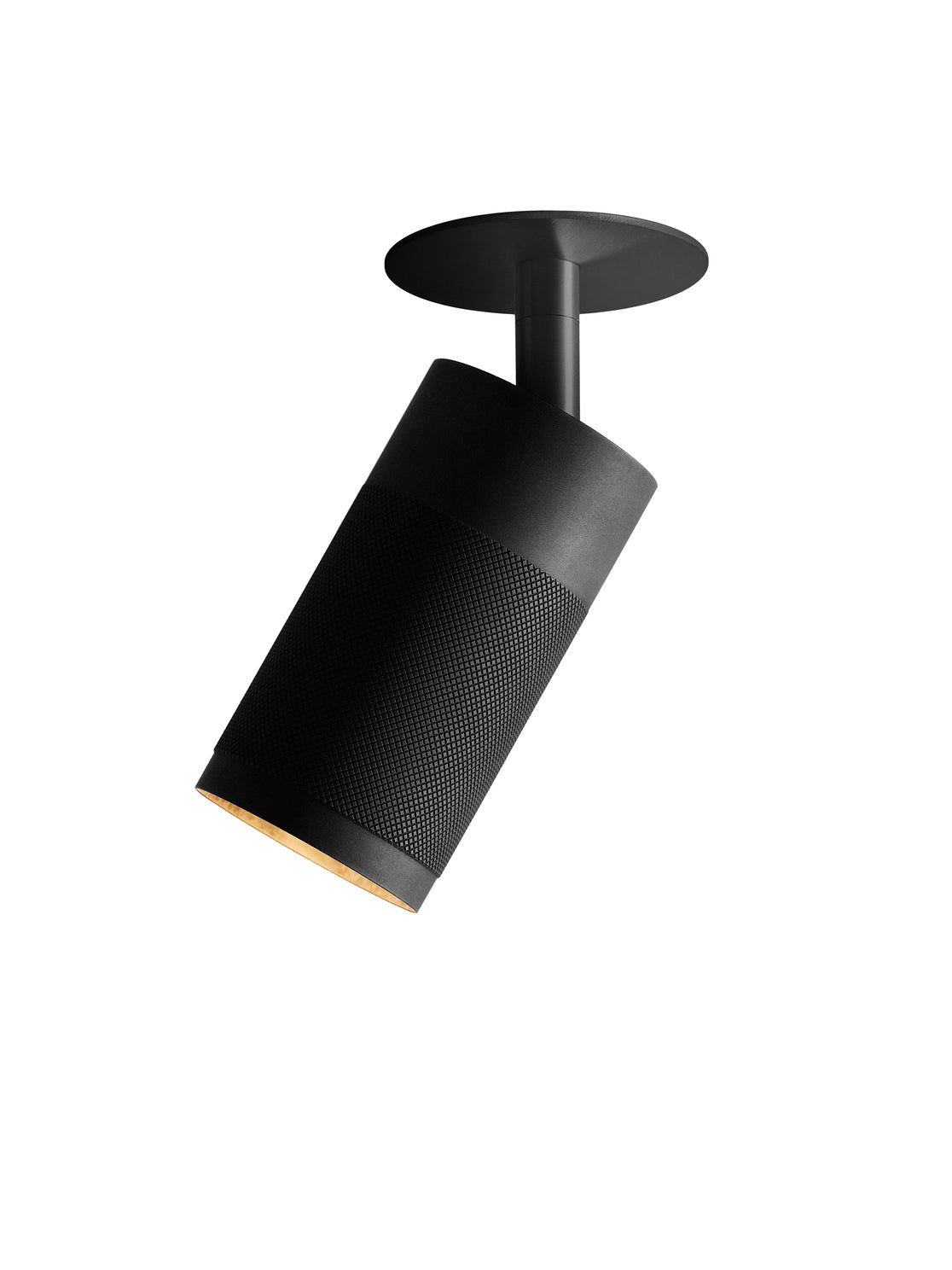 Patrone Recessed Ceiling Light (Clip fit), Black-browned Brass