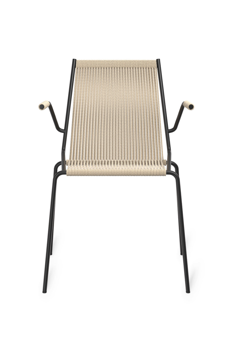 Noel Armrest Chair, Black/Nature