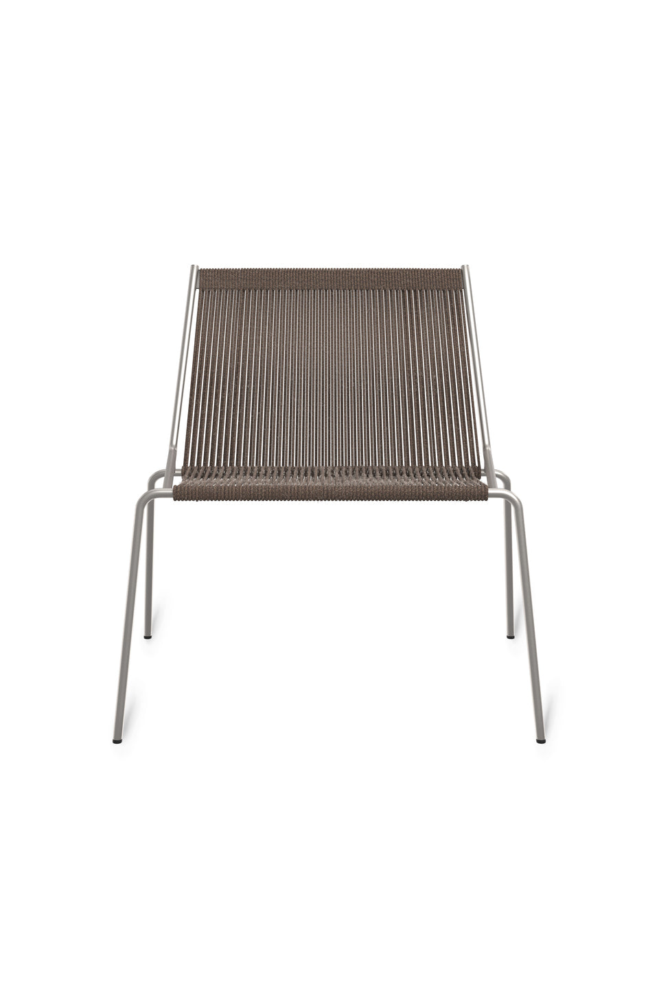 Noel Lounge Chair, Steel/Dark Grey