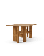 Mio Rectangular Table L240, Oiled Solid Oak, Oiled Oak